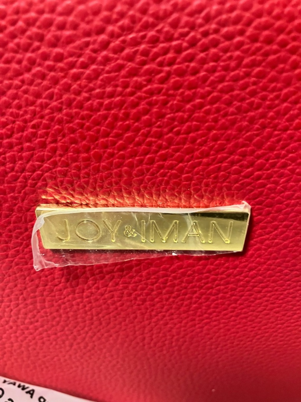 Joy & Iman Hollywood Glambag Marsala Red Leather - 2004 Deadstock NEW- NIP Set - Picture 8 of 16